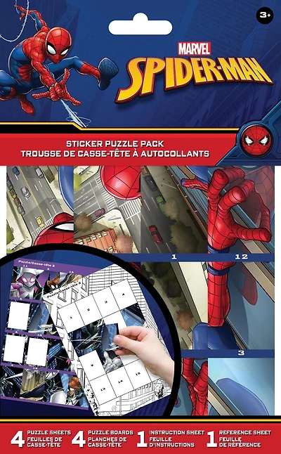 SPIDER-MAN - STICKER PUZZLE PACK Sticker Puzzle Pack,