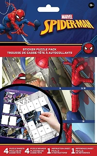 SPIDER-MAN - STICKER PUZZLE PACK Sticker Puzzle Pack,