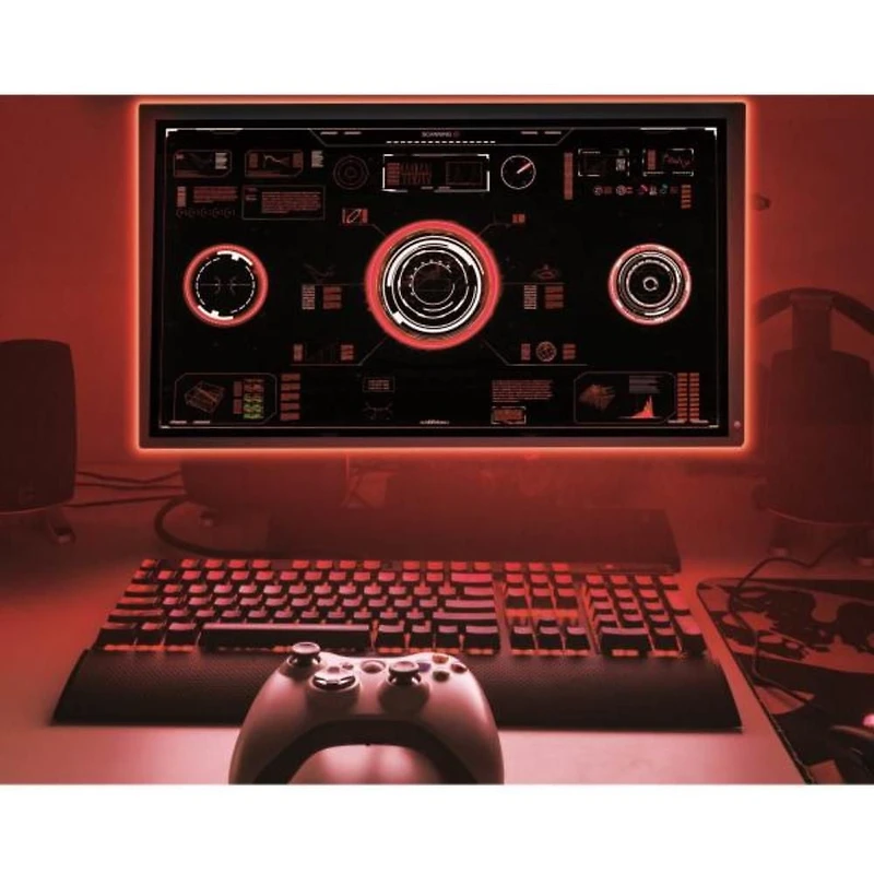 Bandes lumineuses à DEL extra-longues télécommandées Brookstone
