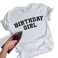 Iron-on UV/DTF transfer letters and numbers full alphabet for tshirts, bags and more