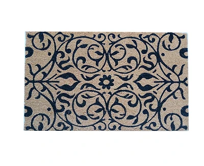 Paillasson en fibre de coco Home Decor Inc – 45,7 x 76,2 cm, tapis d'entrée durable et naturel