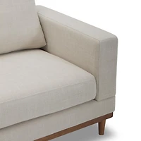 Better Homes & Gardens Springwood - Sofa avec cadre en bois de 210 cm, miel clair