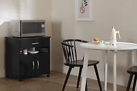 Rangement à micro-ondes sur roulettes collection Fiesta de Meubles South Shore