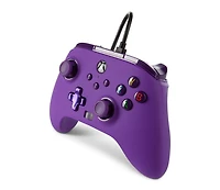 Manette filaire améliorée pour Xbox Series X|S de PowerA – Pourpre royale