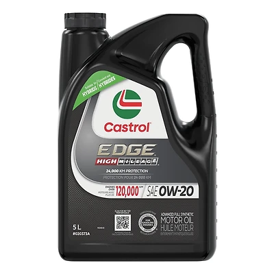 CASTROL EDGE HIGH MIL 0W20 5L, CAST EDGE HIGH MIL 0W20 5L
