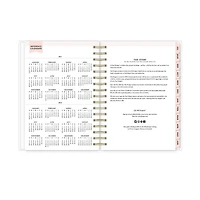 Agenda hebdomadaire/mensuel Day Designer Daisy Blush, format moyen, année 2021-2022