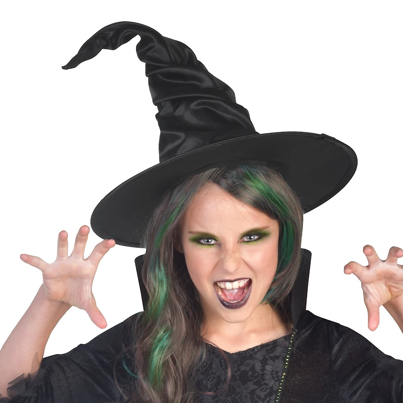 Wicked Witch Light Up Halloween Costume for Kids Girls, Size L, Black, by Way to Celebrate, NO BRAND IMPORT EX G WICKED WITCH L