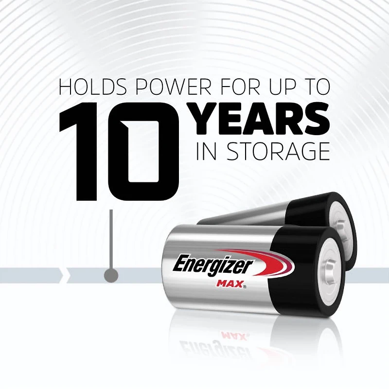 Piles alcalines C Energizer MAX, 6