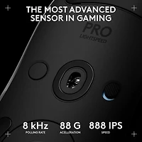 Logitech PRO 2 LIGHTSPEED Souris de Gaming Sans Fil avec Capteur 44K DPI