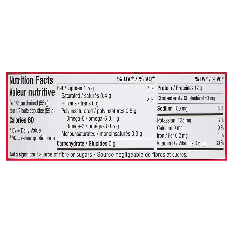Saumon rose CLOVER LEAF® sans peau, sans arêtes