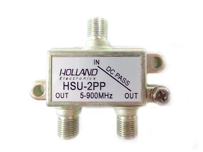 Séparateur 2 voies, (5-900 MHz), dirigé par diode, DC Pass, CATV (lot de 2/commande)