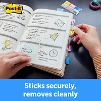 Post-it® Tabs 686-FLOPBT, 1in x 1.5in (25.4mm x 38.1mm)