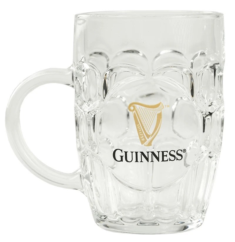 Lot De Deux Chopes à Bière Guinness De 59 cl, Compatibles Avec Le Logo Guinness Harp