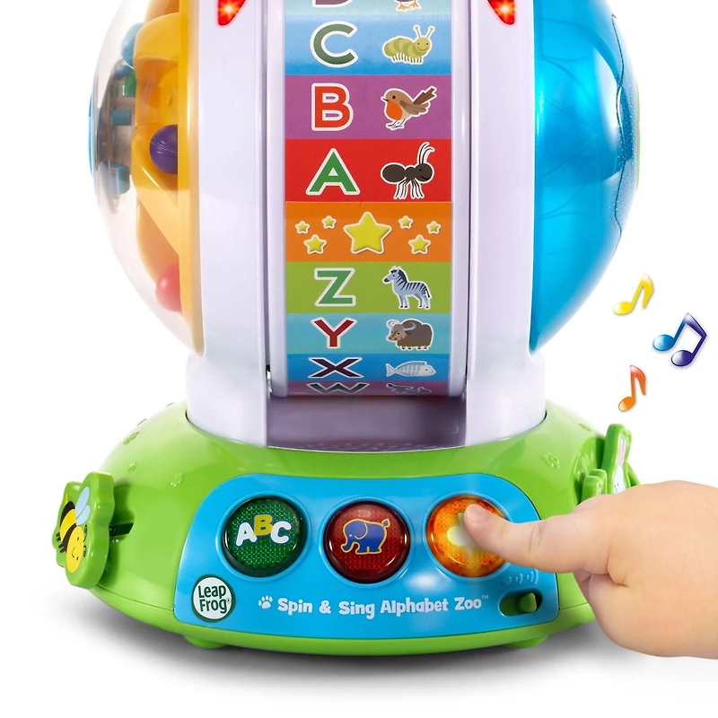 LeapFrog Spin & Sing Alphabet Zoo™ - Toddler Alphabet Learning Toy - English Version, 6+ months