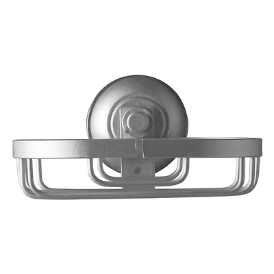 era Catamarca Aluminum Soap Caddy Soft Silver
