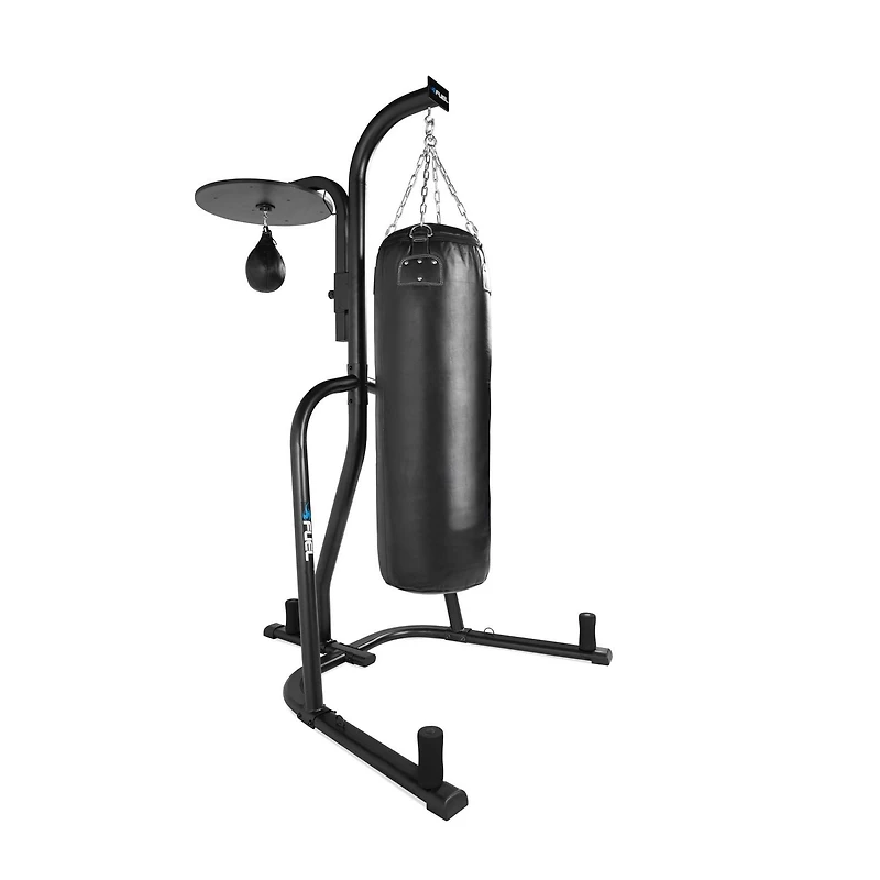 Support pour sac lourd FUEL Pureformance avec plateforme pour poire de vitesse, noir