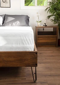 Enveloppe de matelas Total Defense en coton pour lit simple
