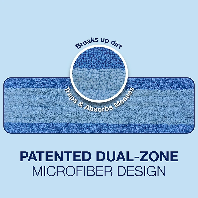 Bona Microfiber Replacement Cleaning Pad for Hard Surface Floors, fits Bona Mop, A sustainable cleaning system