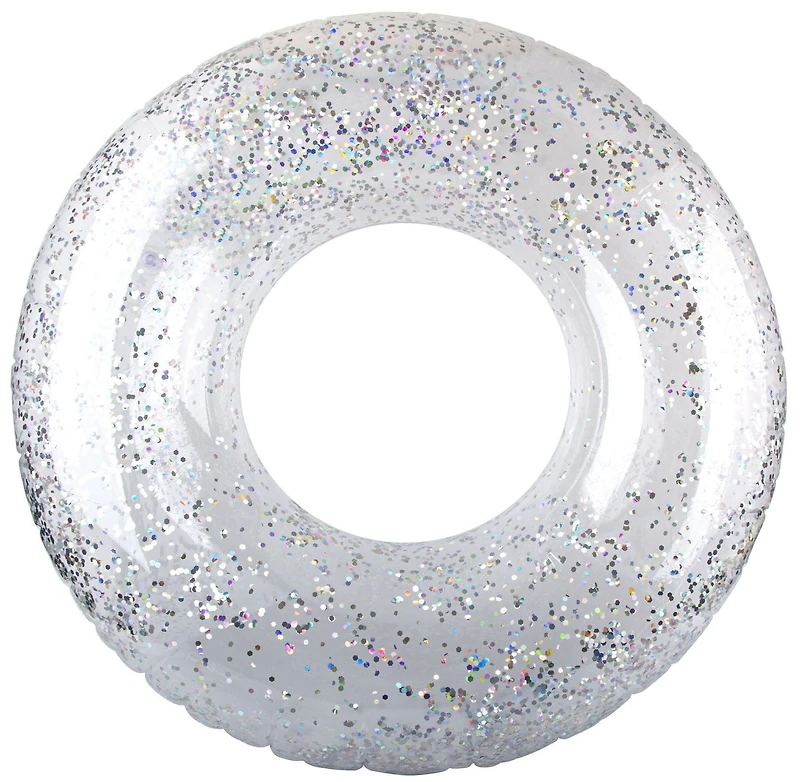 Play Day - Anneau flotteur transparent et scintillant