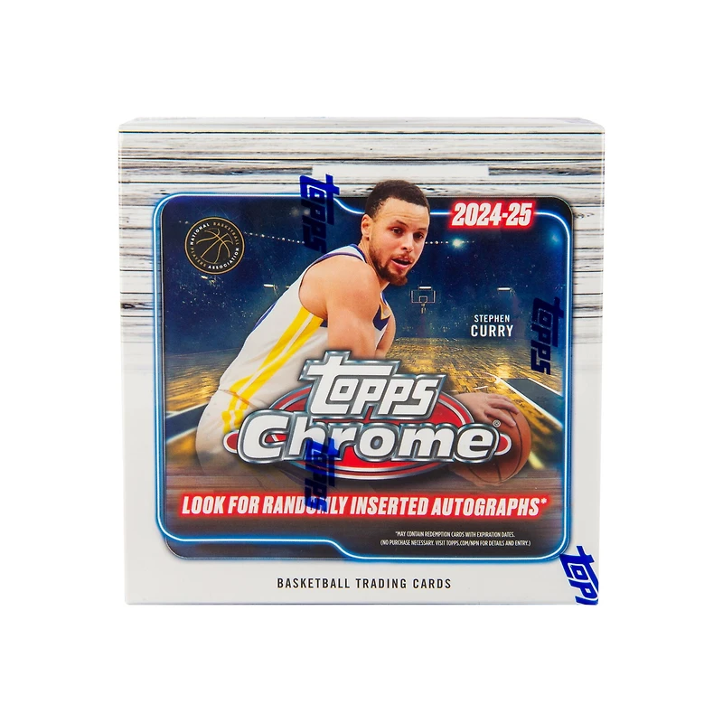 2024-25 Topps NBA Chrome Basketball Trading Card Mega
