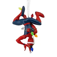 Décoration Hallmark de Noël, Spider-Man suspendu à une guirlande lumineuse, Marvel, cadeaux pour les fans de Marvel