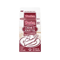 Baxter Crème à fouetter 35 % 473 mL