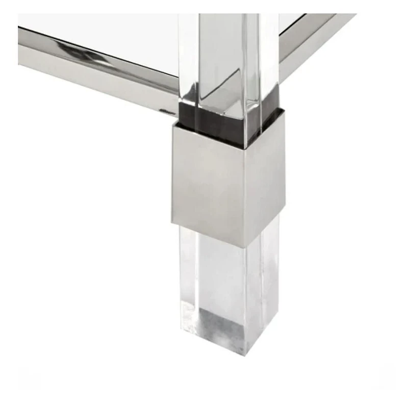 Benu Side Table in Silver