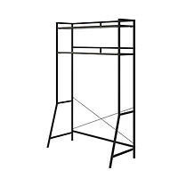 Novogratz Beverly Over-The-Bed Storage for Twin & XL Twin Beds, Walnut/Black