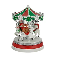 Holiday Time Animated Village Carousel LED lllumination