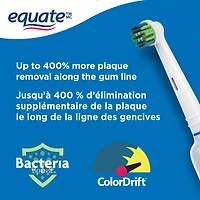 Equate EasyFlex® Total Power Replacement Brush Heads, 5 Brush Heads