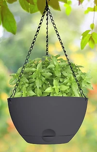 Misco 12IN HB SW Planter GREY