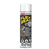 FLEX SEAL SPRAY WHITE 14 OZ LIQUID RUBBER SEALANT COATING, STOP LEAKS FAST!