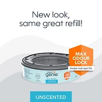 Recharges rondes Diaper Genie, non parfumées