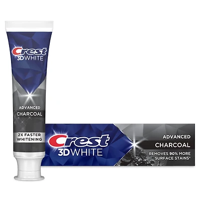 Crest 3D White Advanced Charcoal Whitening Toothpaste, 135 ml