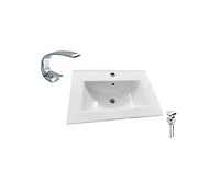 DROP Bath and Kitchen DR091411 Bathroom Vanity Top Set