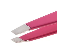 TWEEZERMAN SLANT TWEEZER PINK, Perfect Tweezer for you