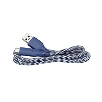 Câble de charge et de synchronisation USB-A vers USB-C 3.1 avec câble robuste tressé de 0,9 m (3 pi) blackweb