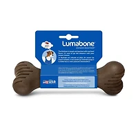 Lumabone Beef-Flavored Bulkster Dog Chew Toy, Medium