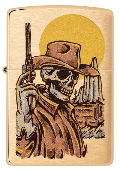 Zippo Wild West Skeleton Design (48519)