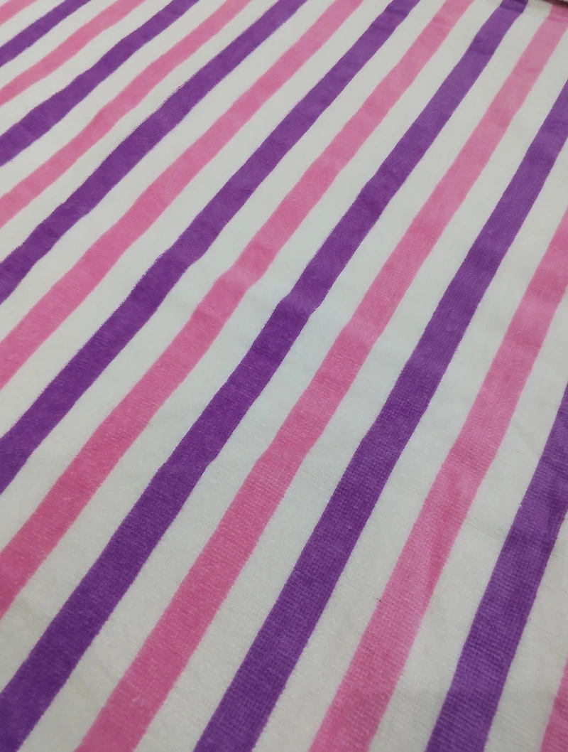 MS OS HOODED PINK STRIPES