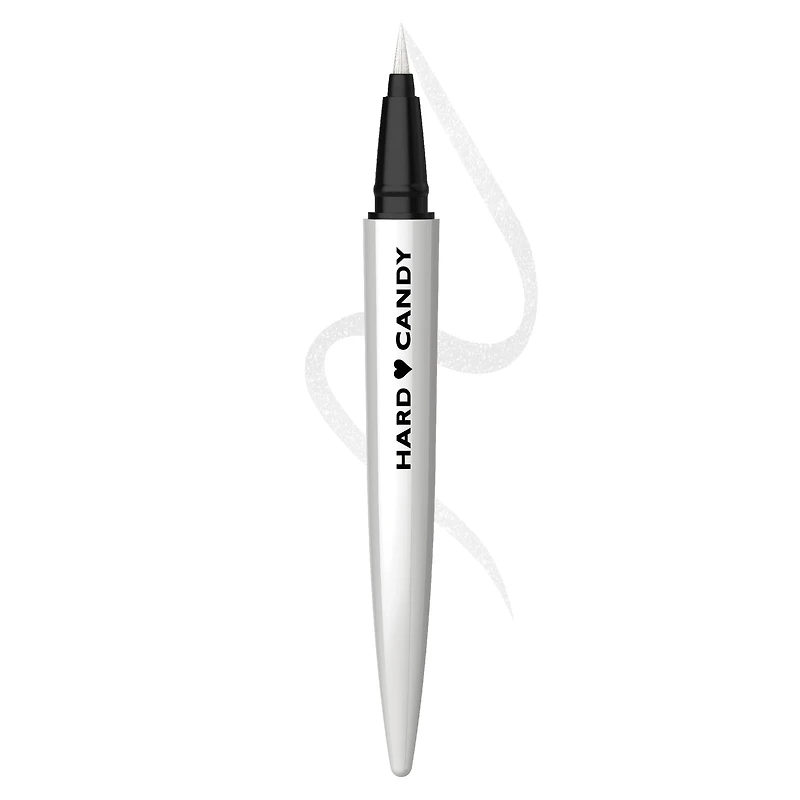 Hard Candy Color Liquid Eyeliner w Lash Boost Serum, Métallique Metallic, 4,14 ml