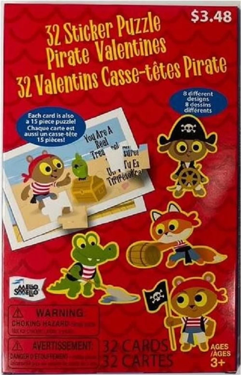 Mello Smello 32CT Valentins Casse-têtes Pirate