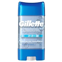 Antisudorifique et désodorisant Gillette pour hommes, gel transparent, Vague fraîche 108 g