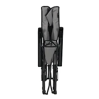 Ozark Trail Quad Bounce Chair, Rocking Motion, Grey, Polyester Fabric