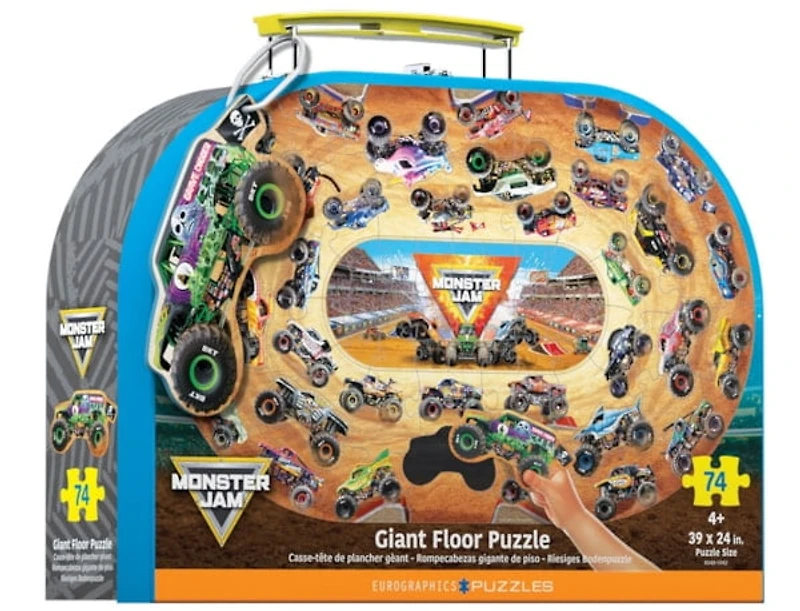 Monster Jam Giant Floor Puzzle 74 PC