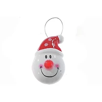 Bonhomme De Neige Avec Ornement De Nez Lumineux - Lot De 6