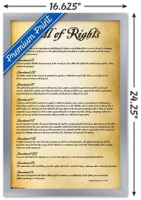 The United States of America - Bill of Rights Wall Poster