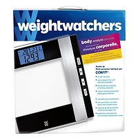 Pèse-personne Weight Watchers à IMC en verre