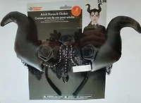 HALLOWEEN PL ADULT HORNS   CHOKER
