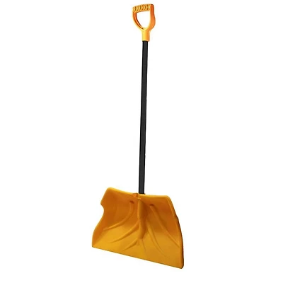 ERA Eclipse 24" Straight Shaft Scoop Shovel, Lightweight Snow Shovel, Yellow, 24” SCOOP SHOVEL